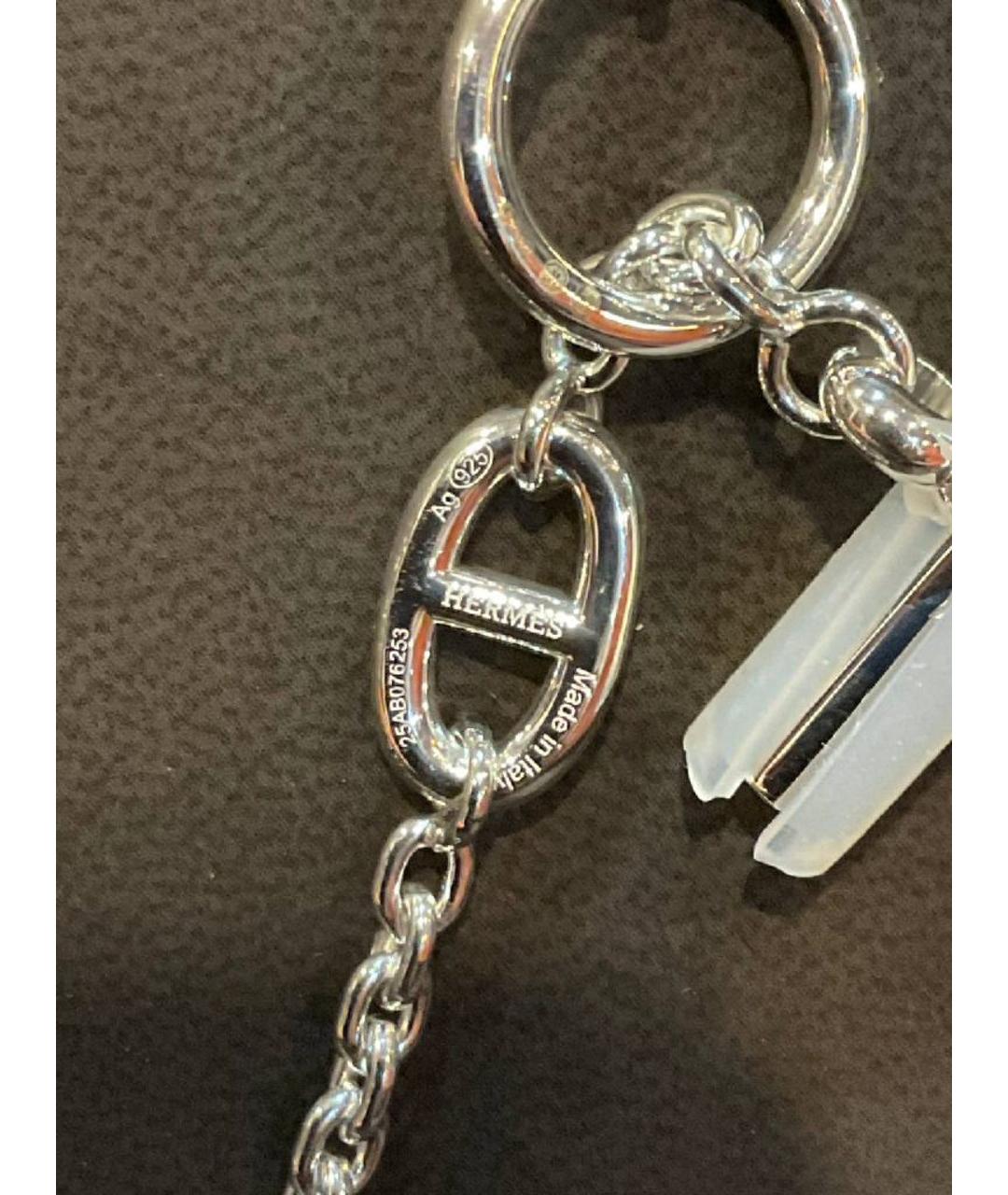 HERMES Серебряное серебряное колье, фото 3