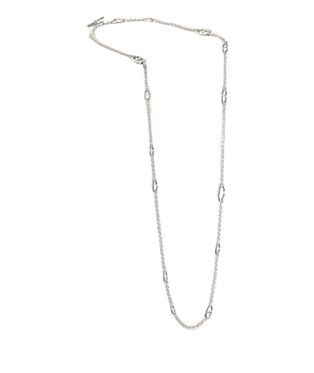 HERMES Серебряное серебряное колье, фото 1