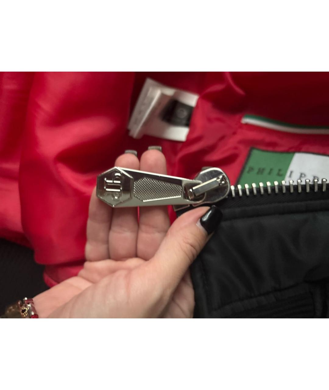 PHILIPP PLEIN Черная атласная куртка, фото 5