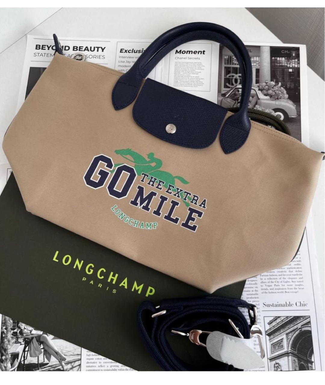 LONGCHAMP Бежевая сумка через плечо, фото 2