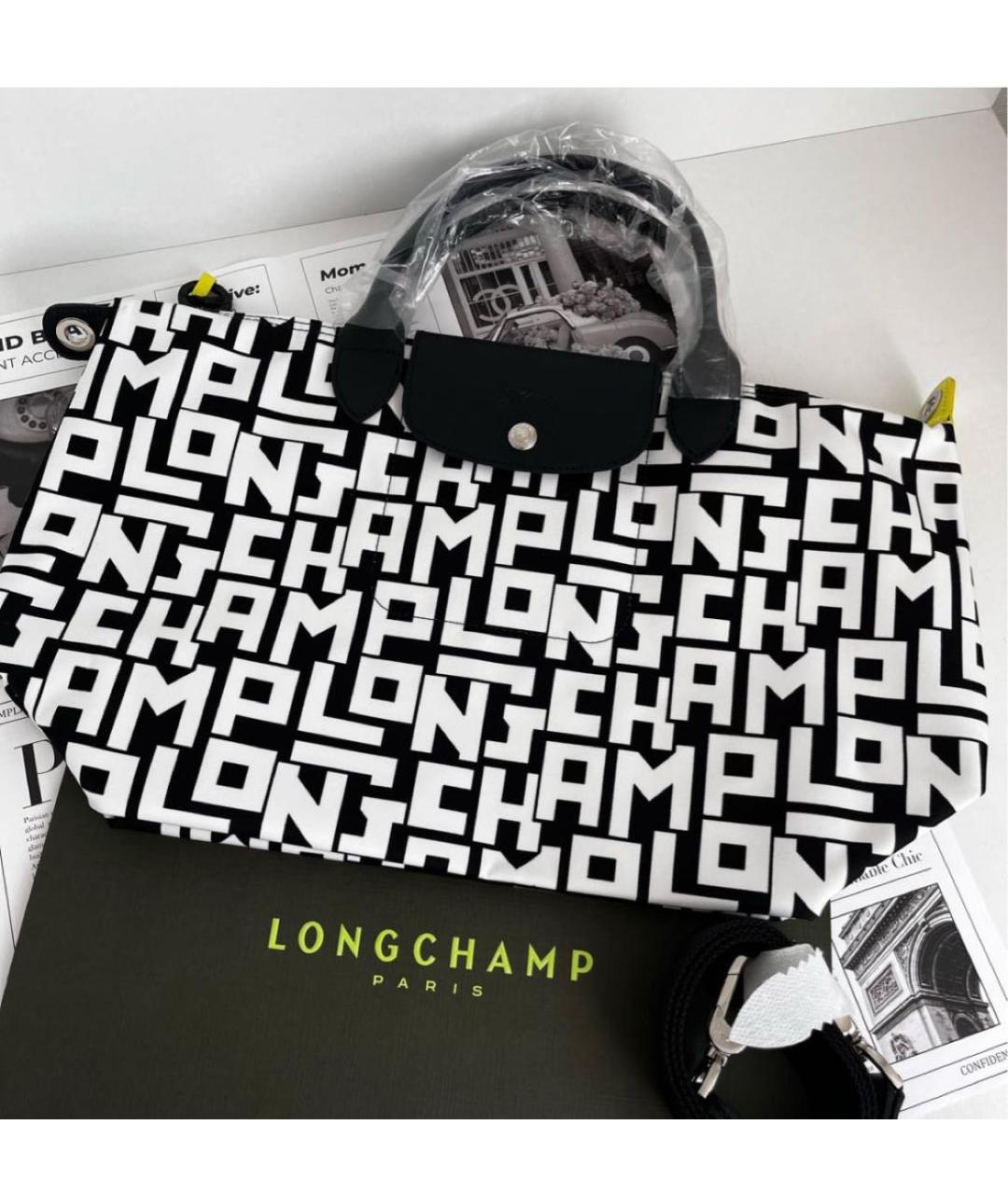 LONGCHAMP Черная сумка через плечо, фото 2