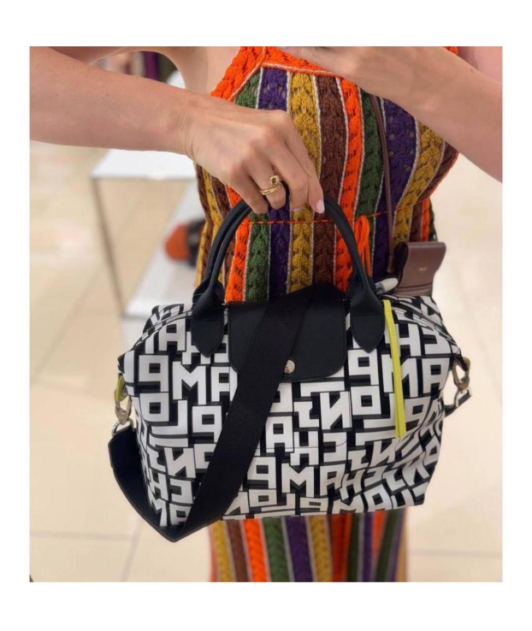 LONGCHAMP Черная сумка через плечо, фото 8