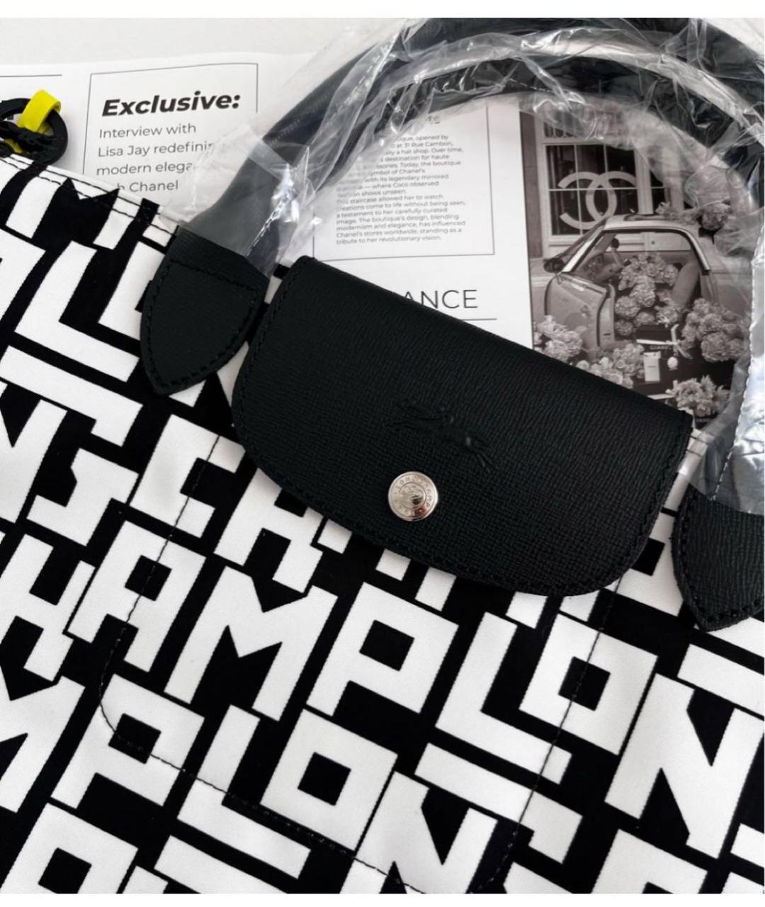 LONGCHAMP Черная сумка через плечо, фото 4