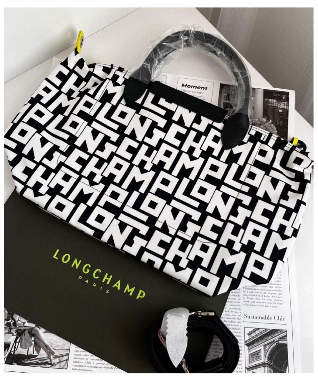 LONGCHAMP Черная сумка через плечо, фото 3