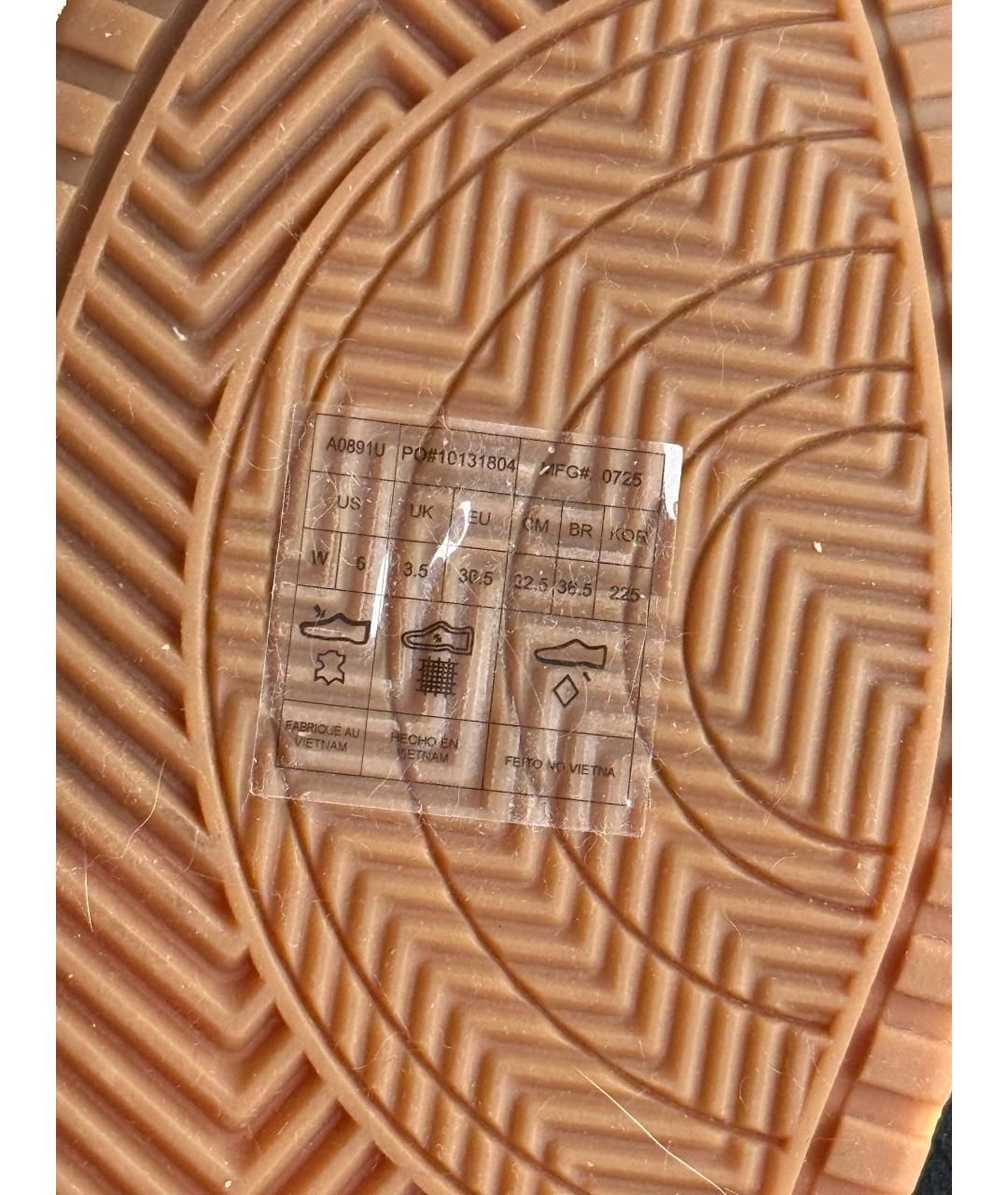 ALO YOGA Черные замшевые кеды, фото 5