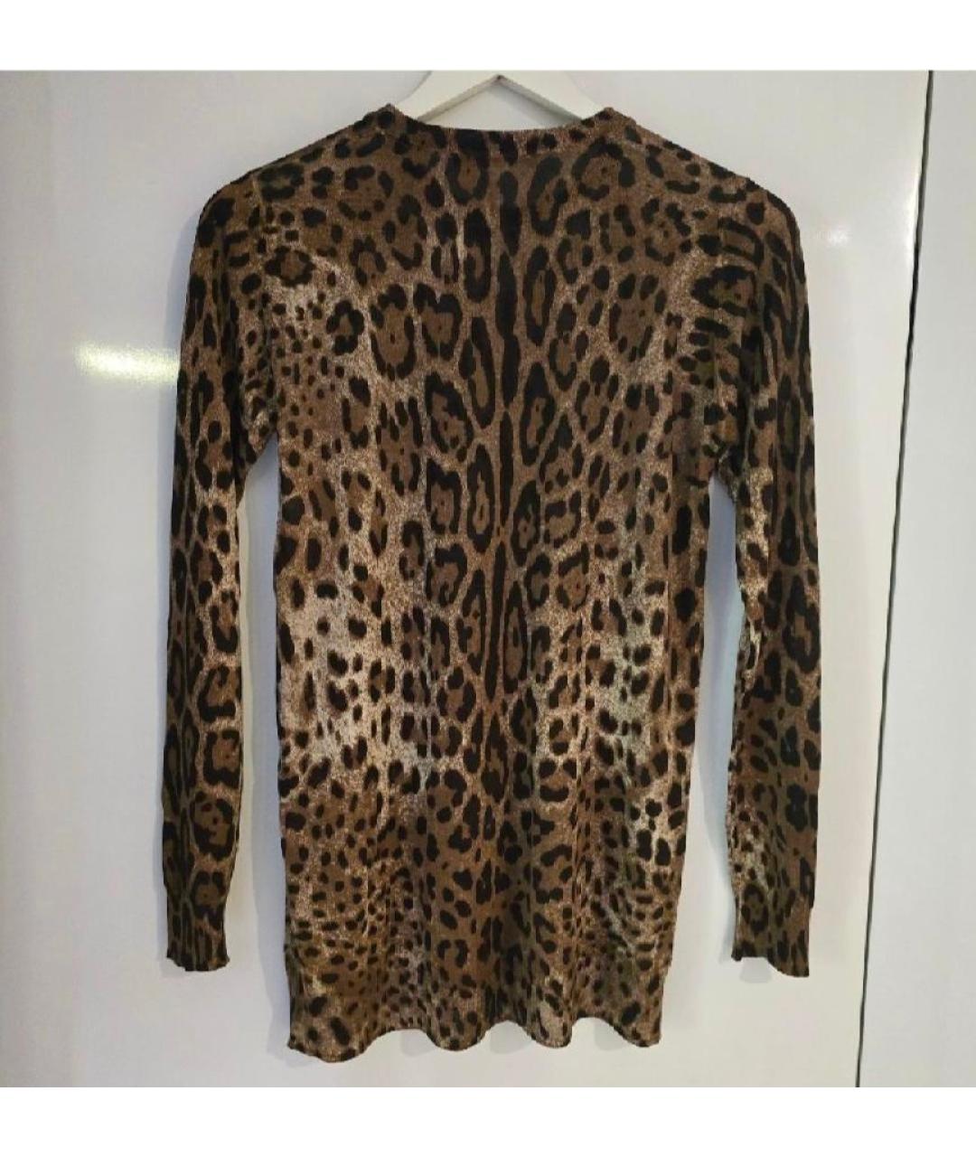 DOLCE&GABBANA Мульти шелковый джемпер / свитер, фото 2