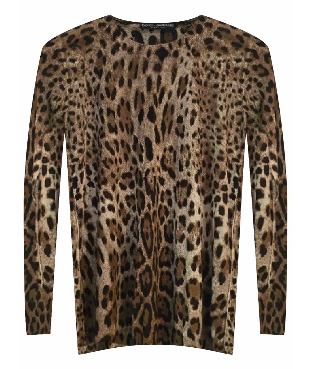 DOLCE&GABBANA Мульти шелковый джемпер / свитер, фото 1