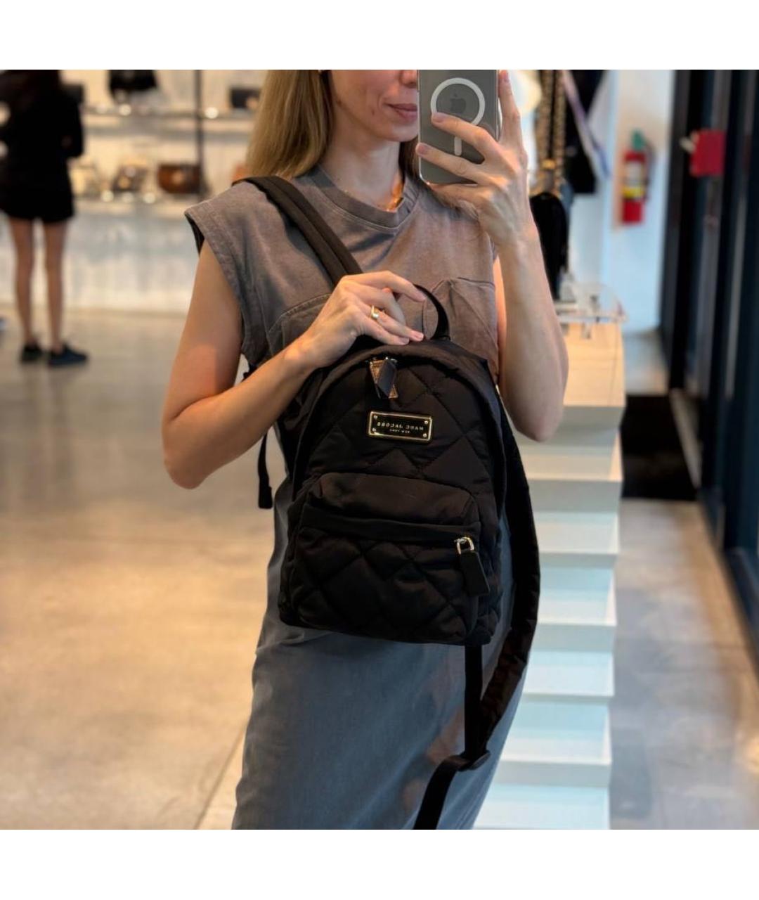 MARC JACOBS Черный рюкзак, фото 4