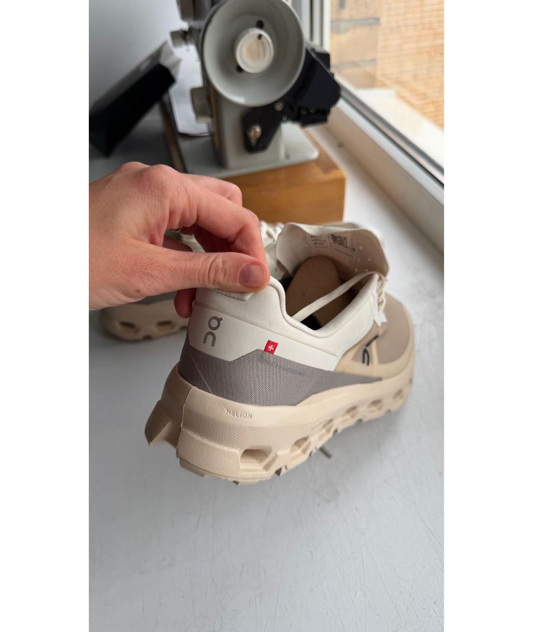 ON Бежевые низкие кроссовки / кеды, фото 6