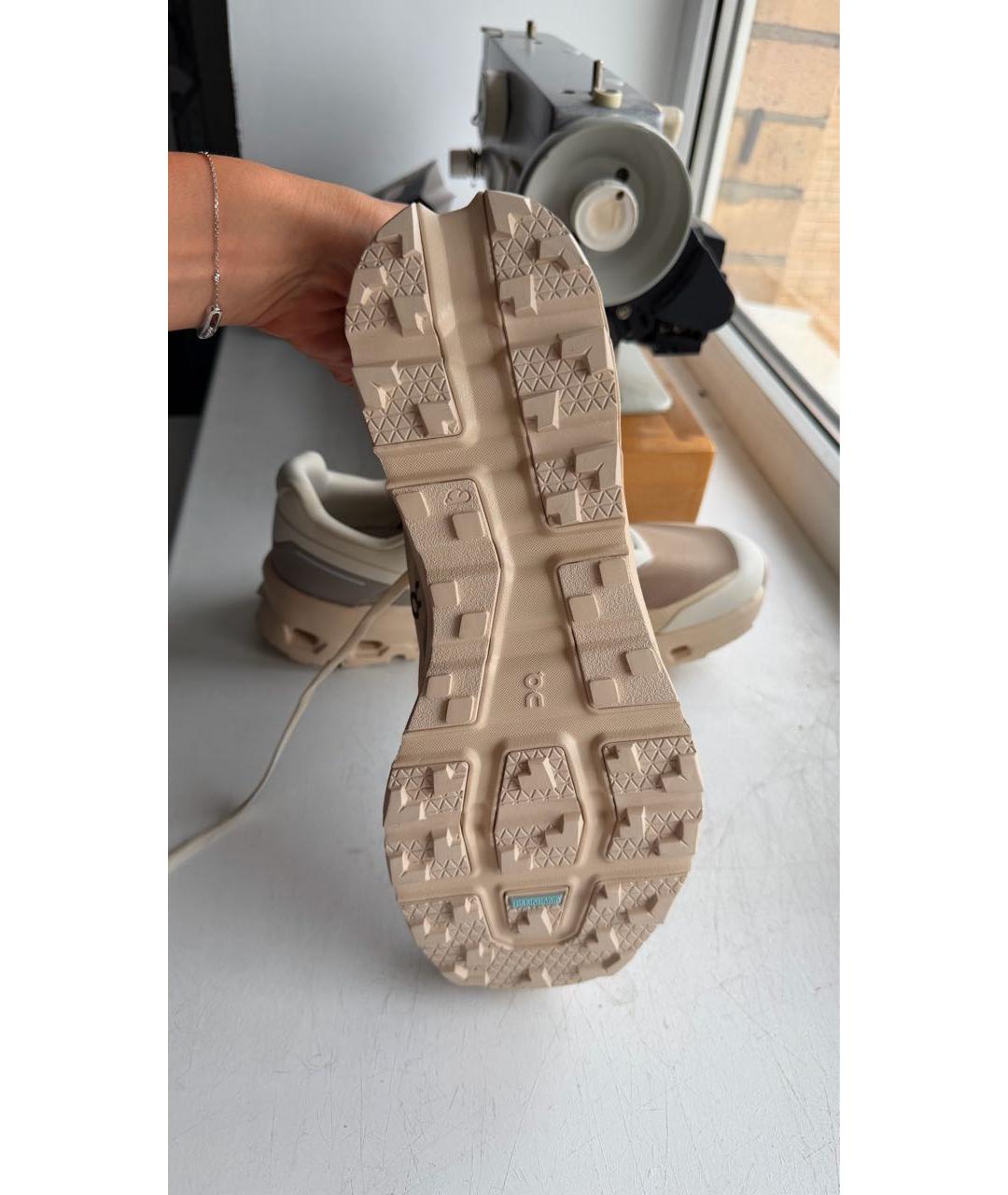 ON Бежевые низкие кроссовки / кеды, фото 8