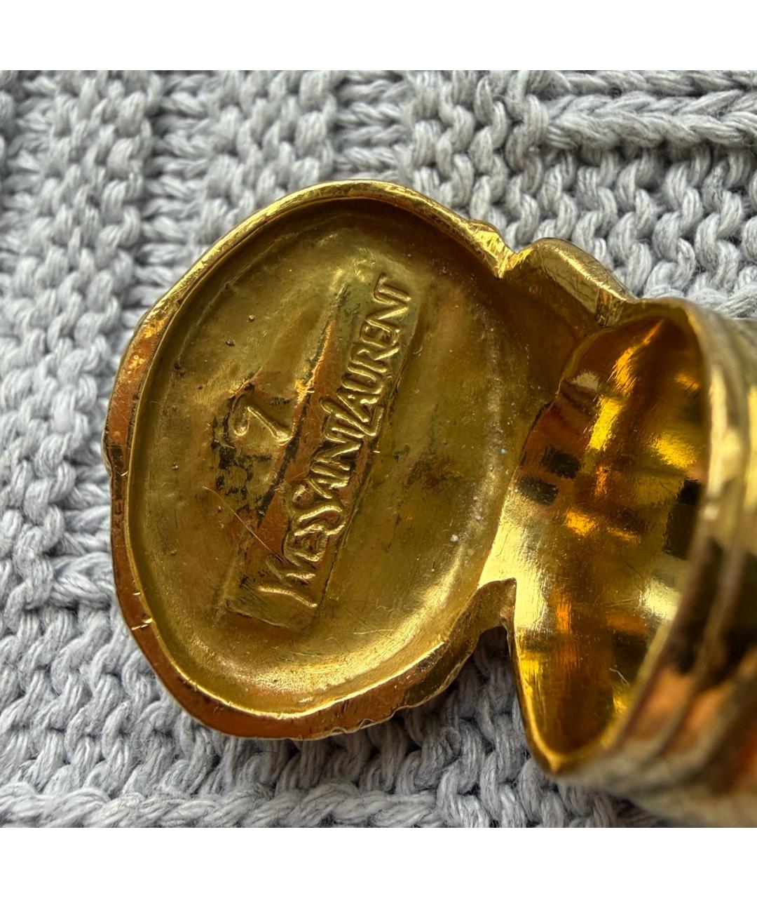 SAINT LAURENT Золотое кольцо, фото 5