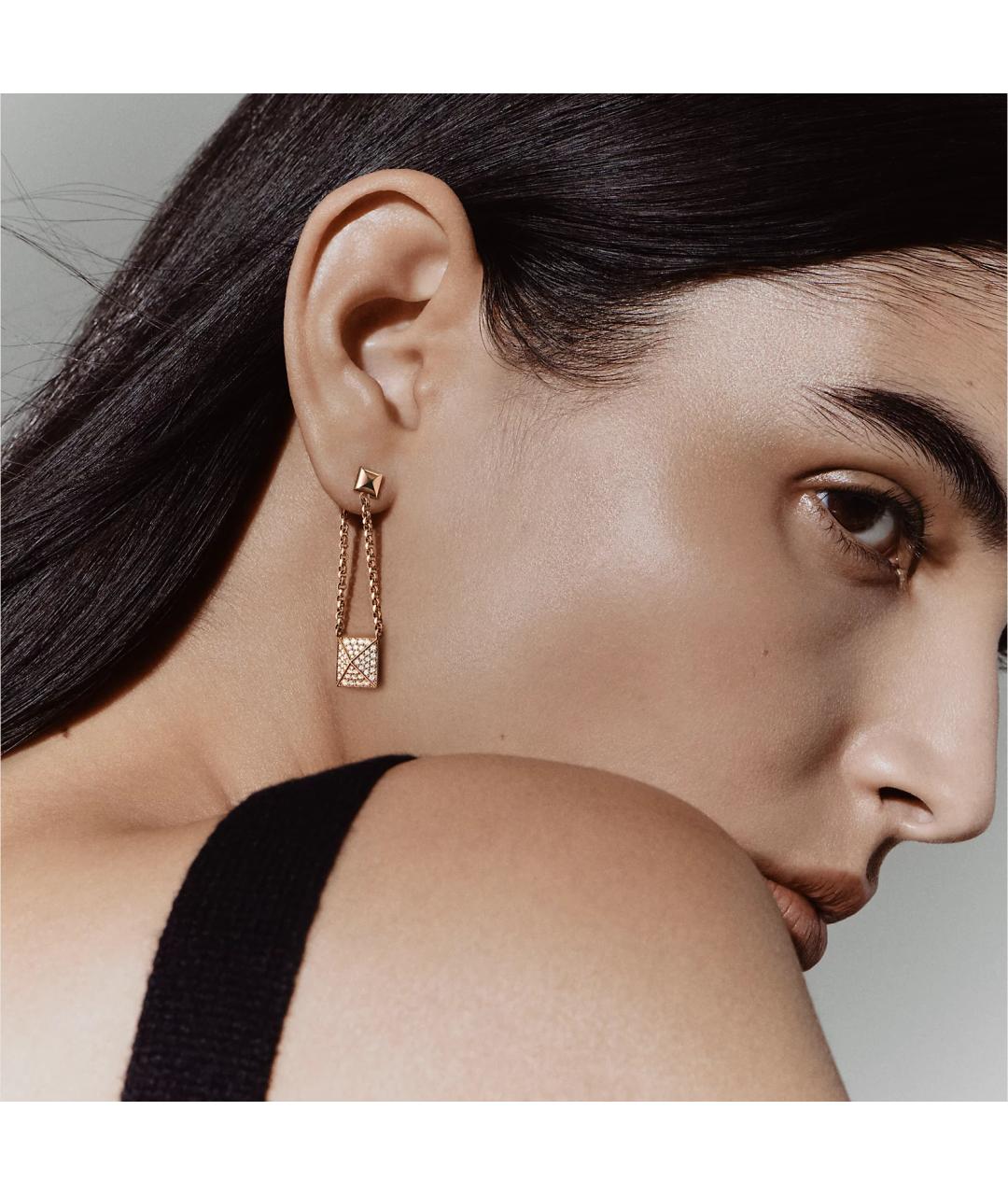 HERMES Золотые серьги из розового золота, фото 2