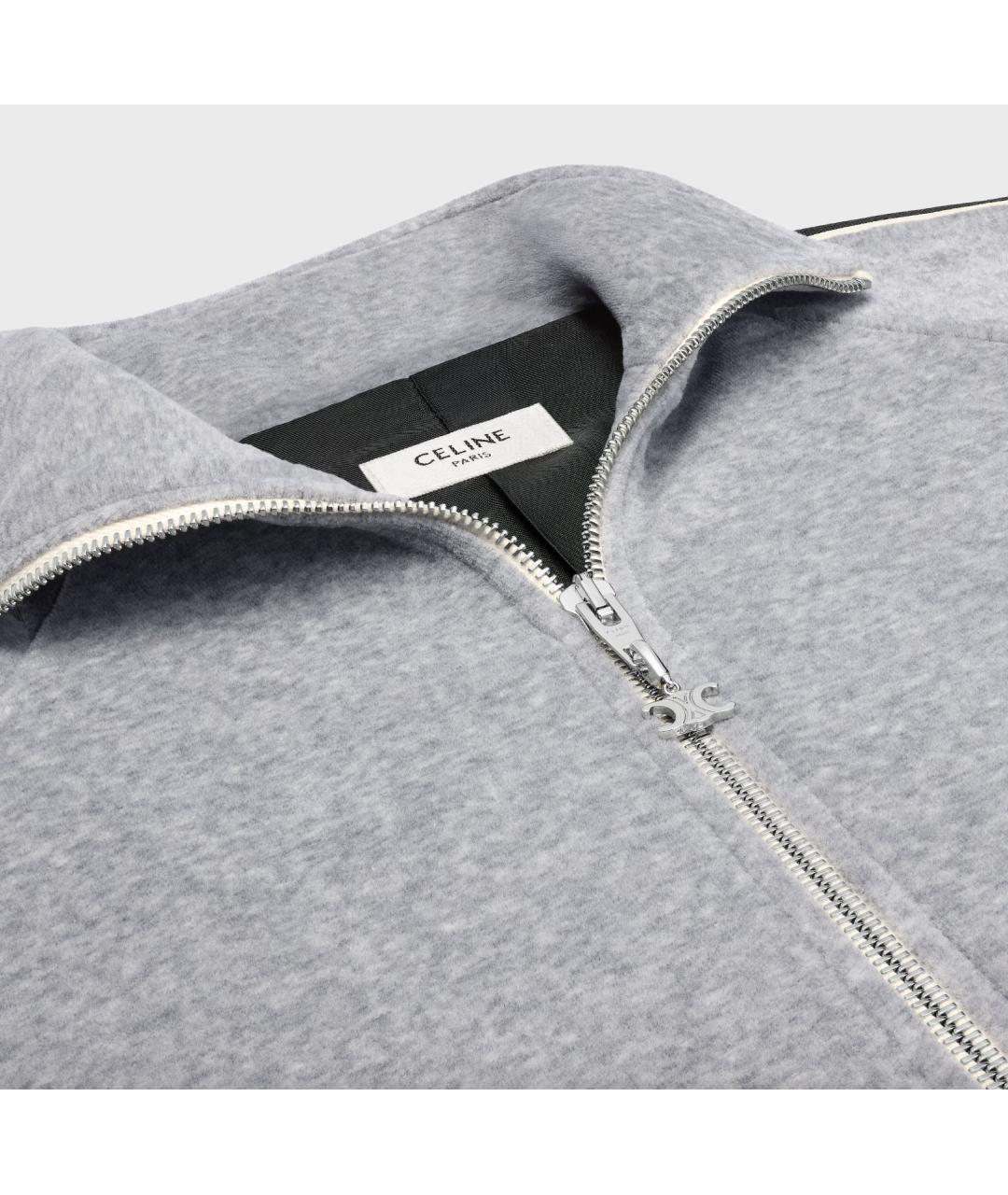 CELINE Серый хлопковый костюм с брюками, фото 3