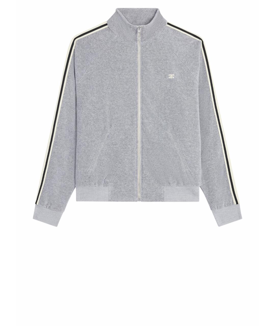 CELINE Серый хлопковый костюм с брюками, фото 1