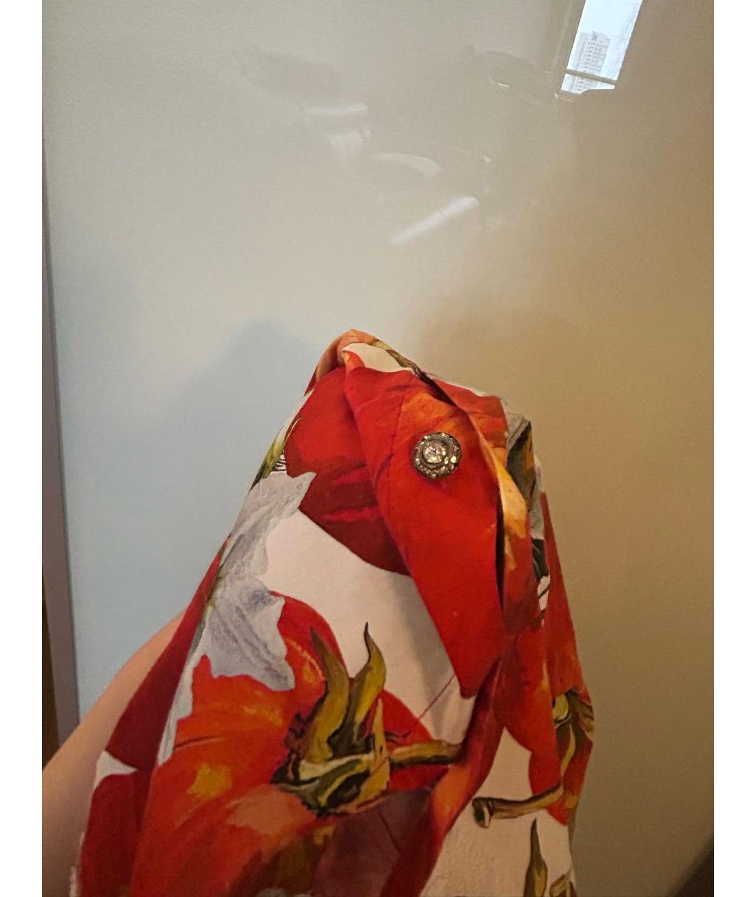 DOLCE&GABBANA Красная хлопковая блузы, фото 5