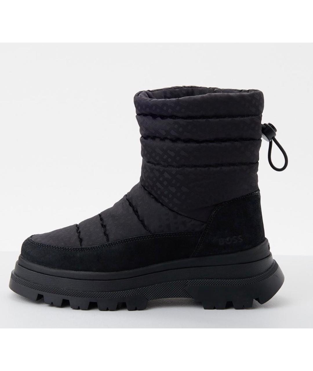 HUGO BOSS Черные высокие ботинки, фото 9