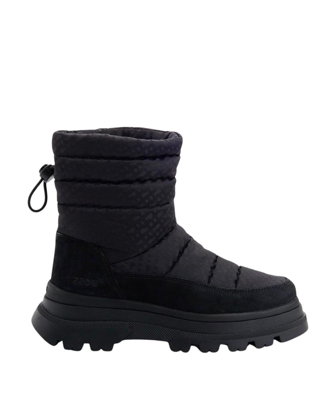 HUGO BOSS Черные высокие ботинки, фото 1