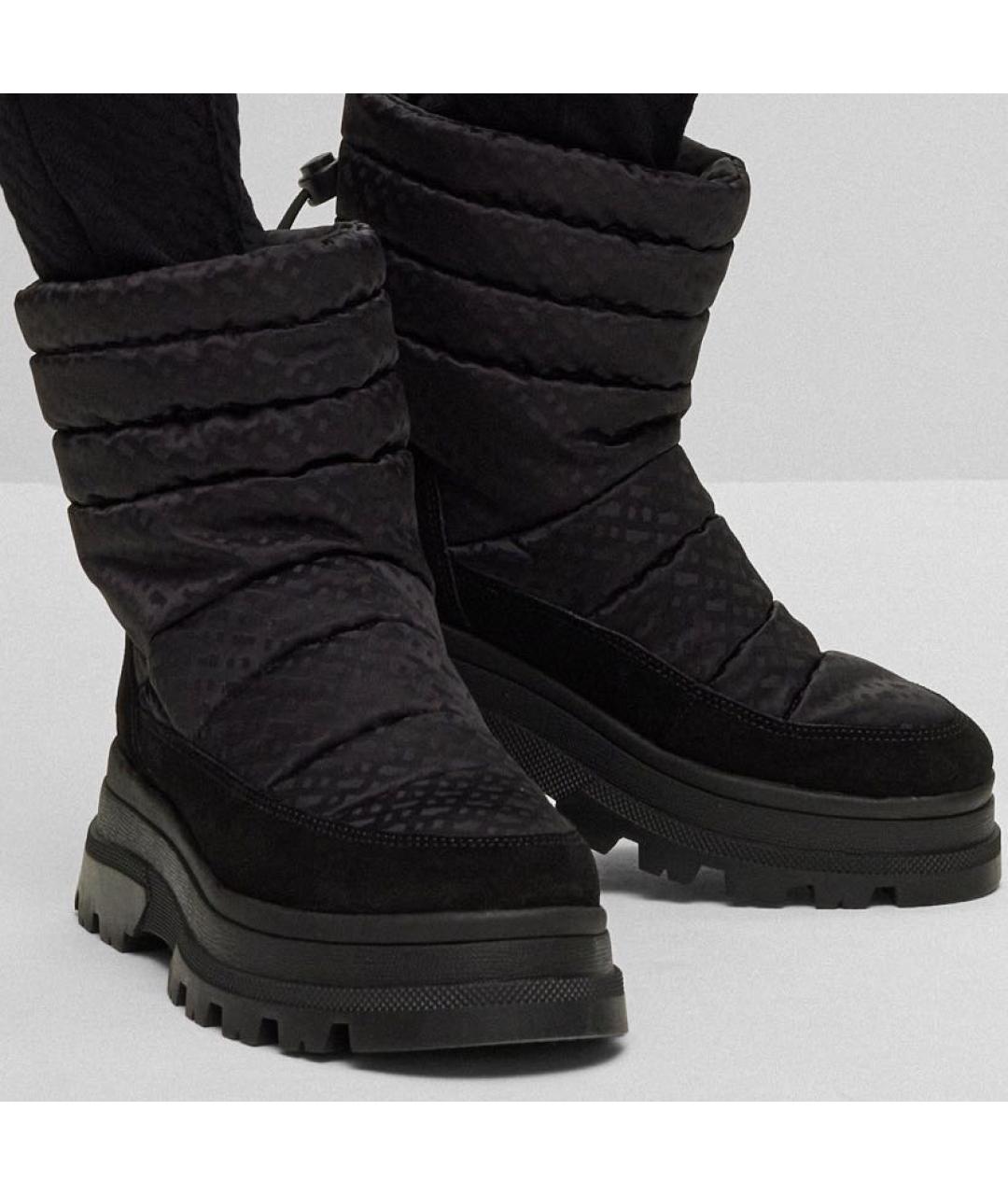 HUGO BOSS Черные высокие ботинки, фото 8