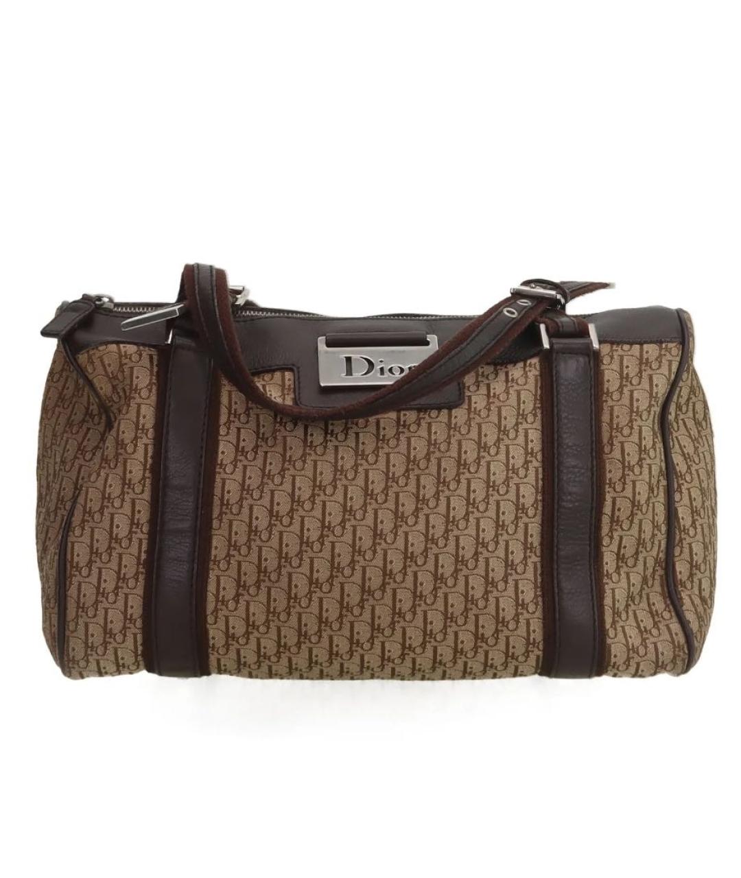 CHRISTIAN DIOR Бежевая сумка с короткими ручками, фото 3