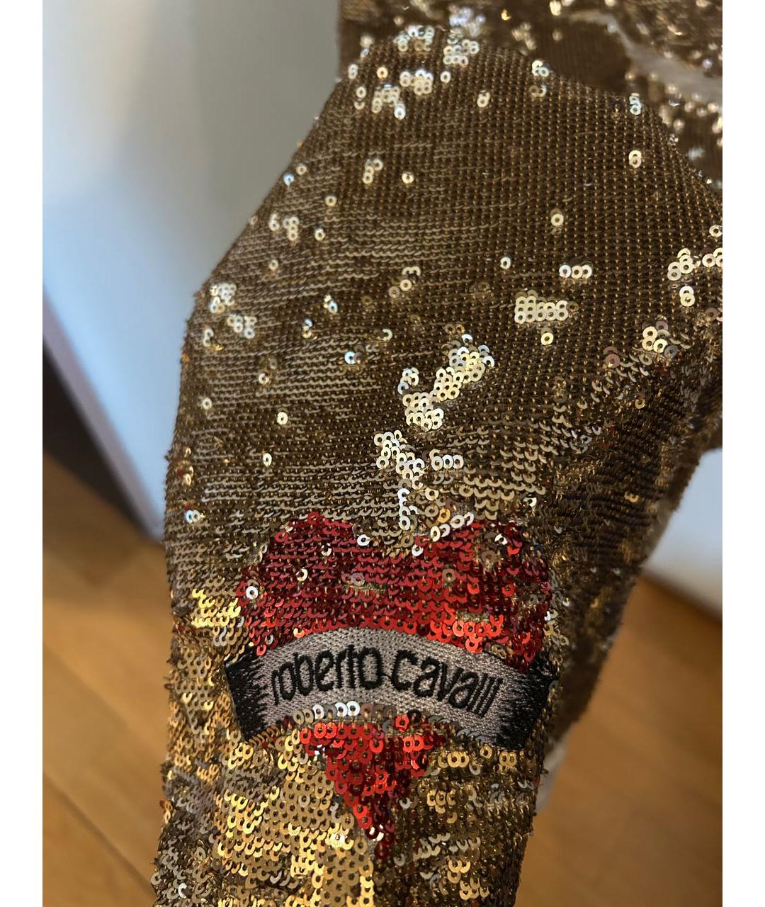 ROBERTO CAVALLI Серая вискозная майка, фото 3