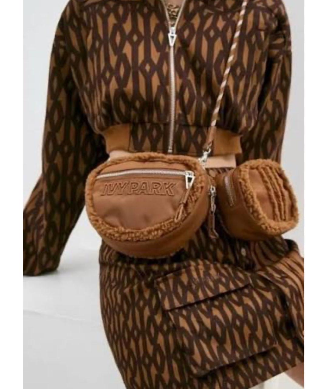 ADIDAS Коричневая поясная сумка, фото 4