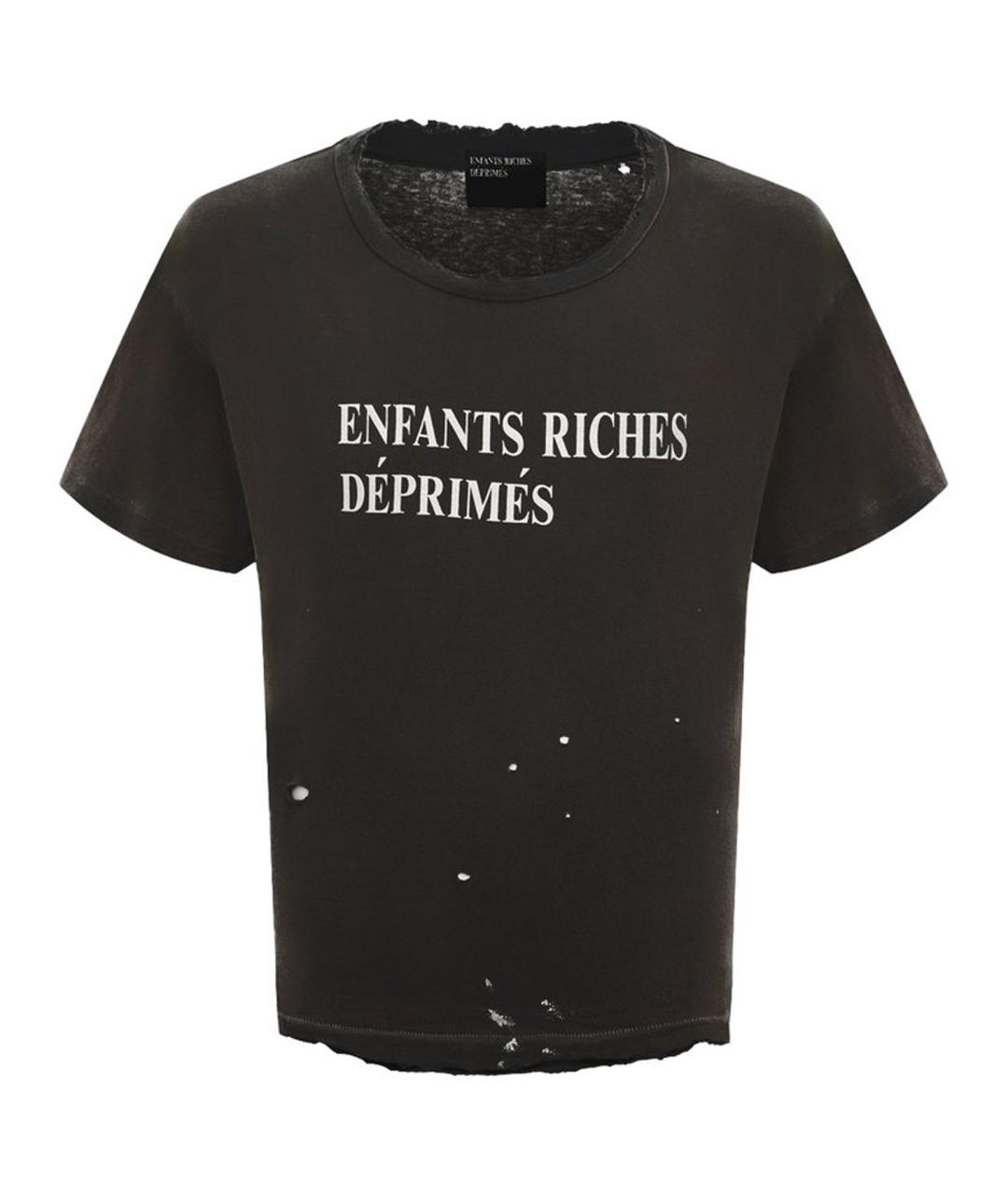 Enfants Riches Déprimés Черная хлопковая майка, фото 9