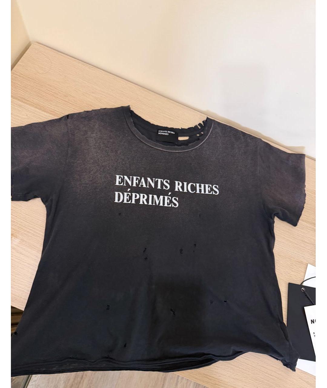 Enfants Riches Déprimés Черная хлопковая майка, фото 2