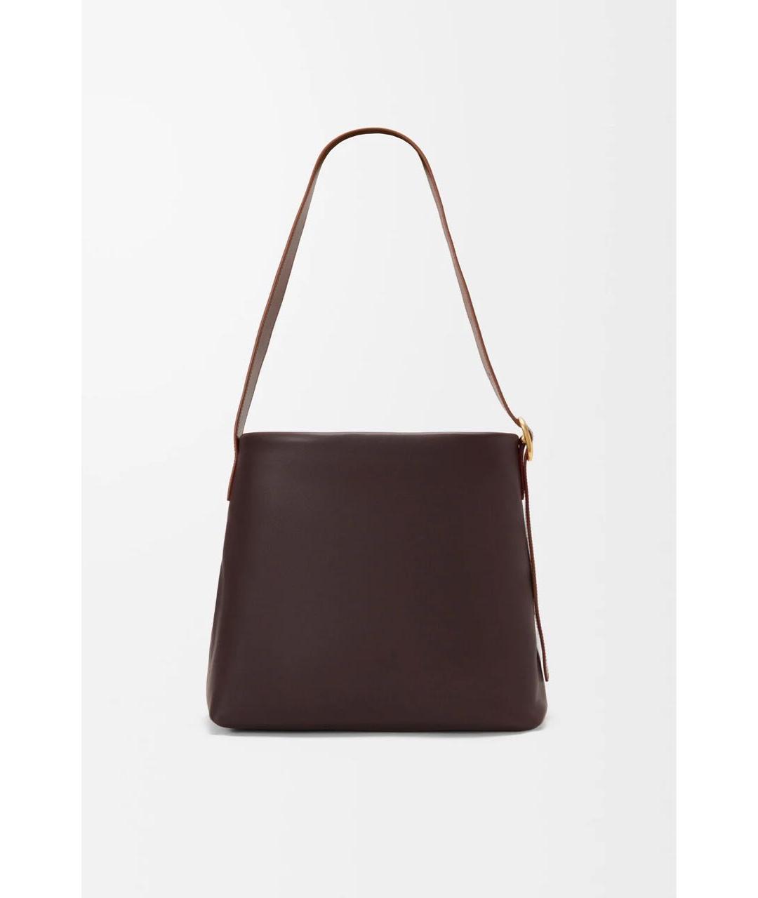 LOEWE Коричневая кожаная сумка тоут, фото 4