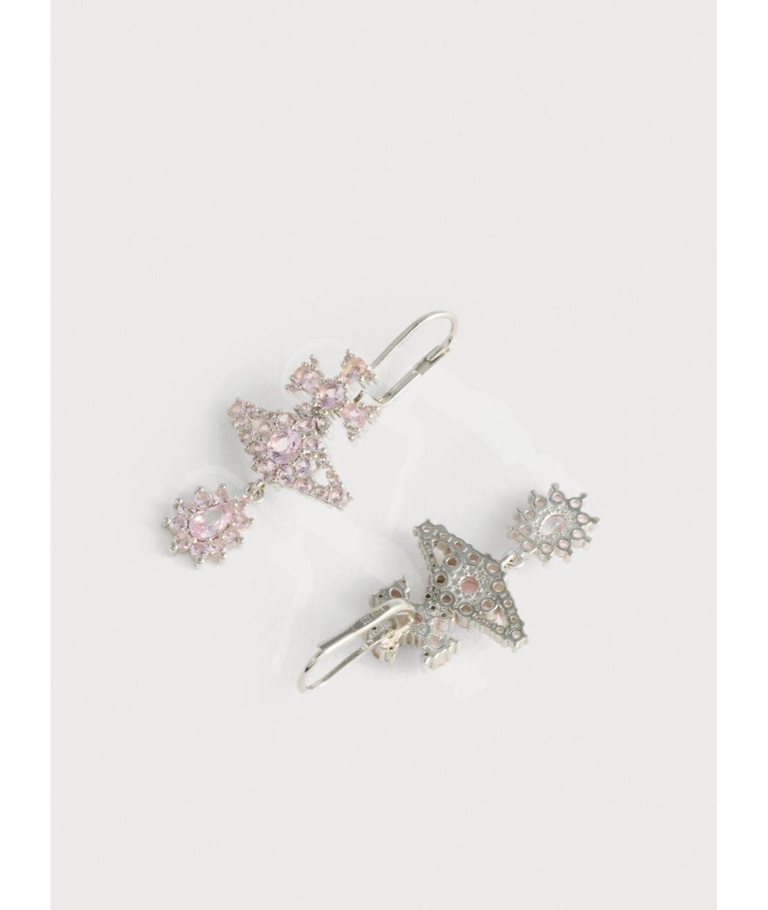 VIVIENNE WESTWOOD Серебряные латунные серьги, фото 4