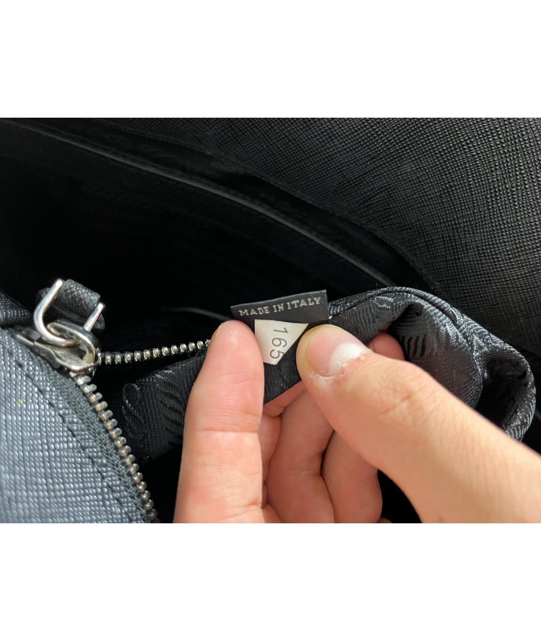 PRADA Черная сумка тоут, фото 8