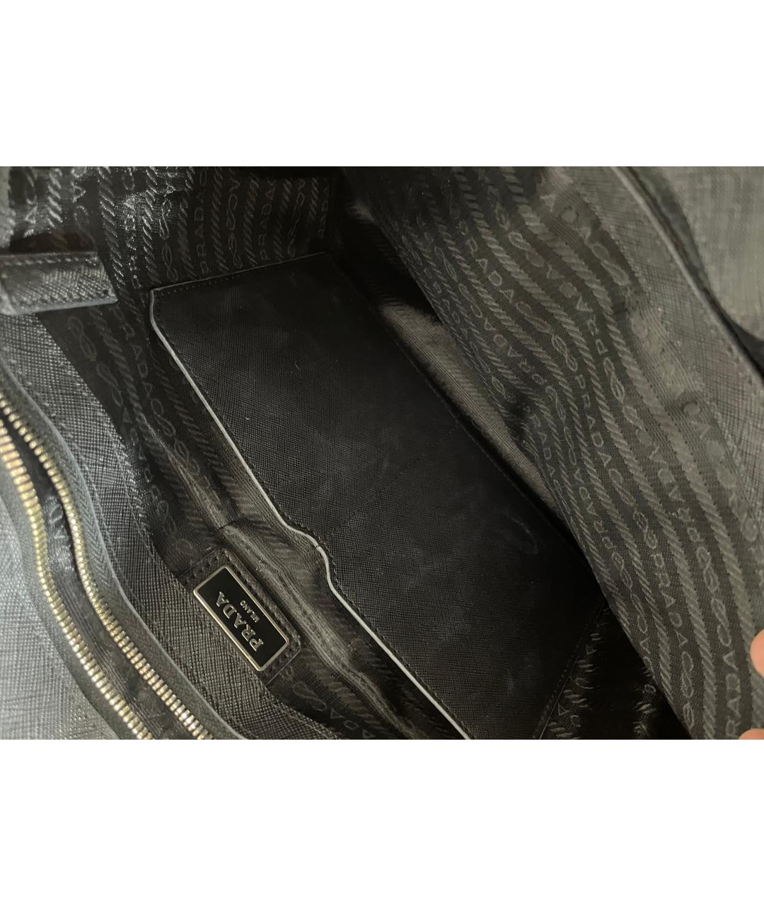 PRADA Черная сумка тоут, фото 9