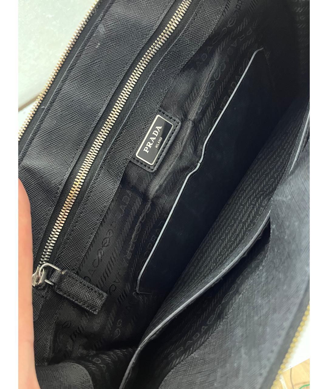PRADA Черная сумка тоут, фото 3