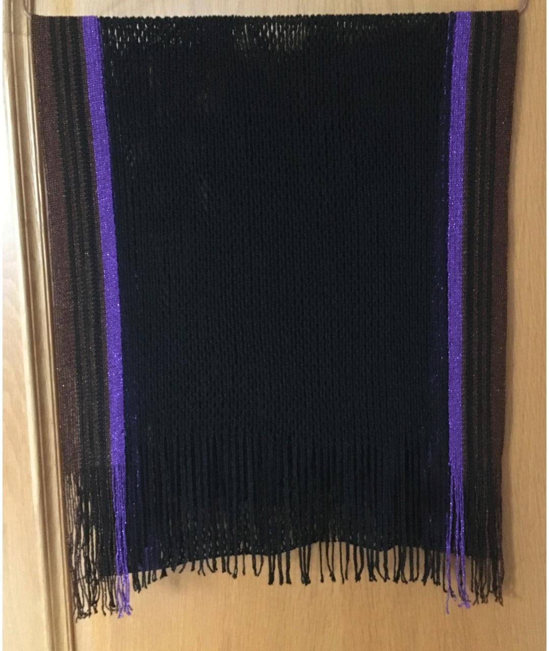 GUCCI Черный шарф, фото 9