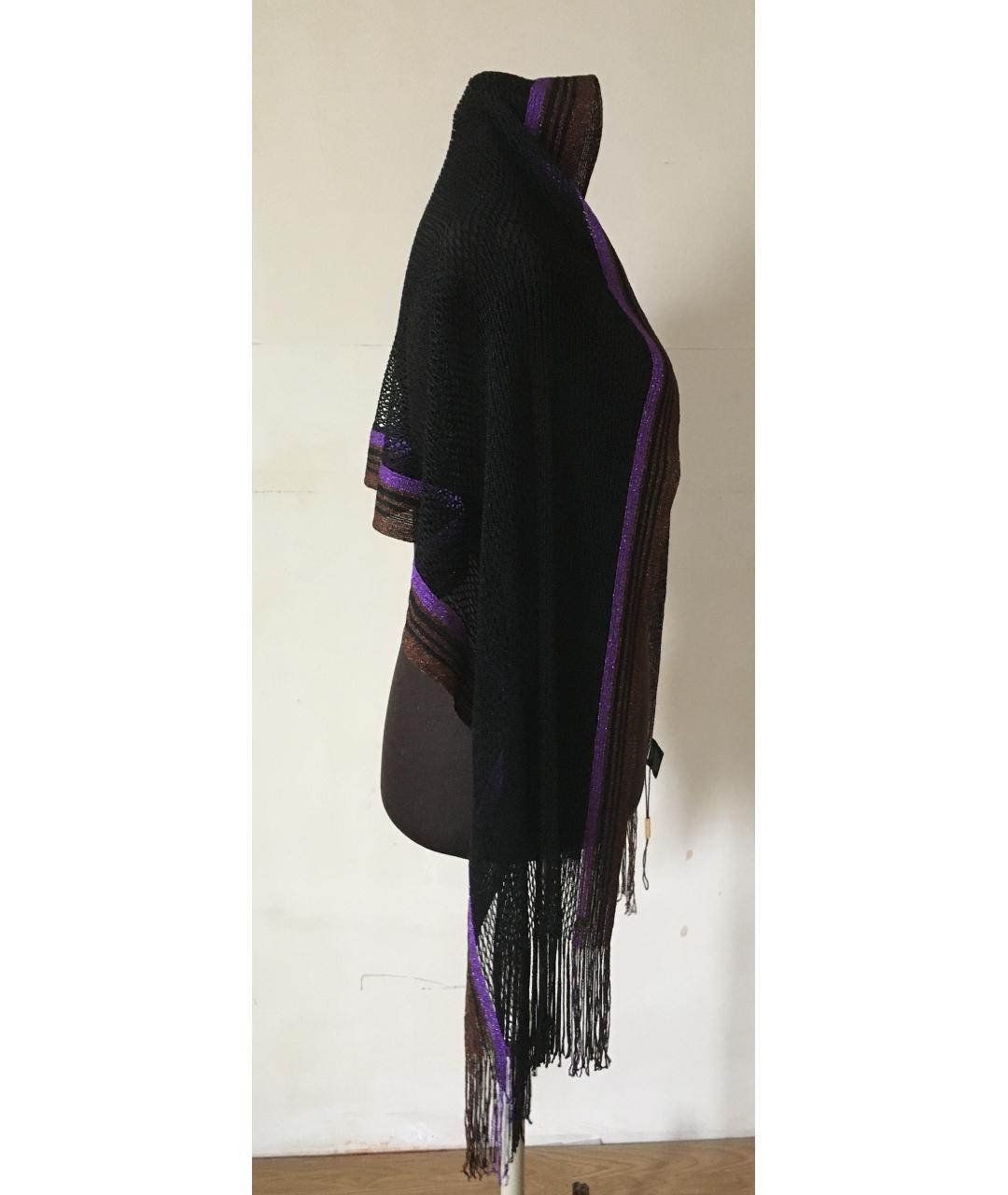 GUCCI Черный шарф, фото 6