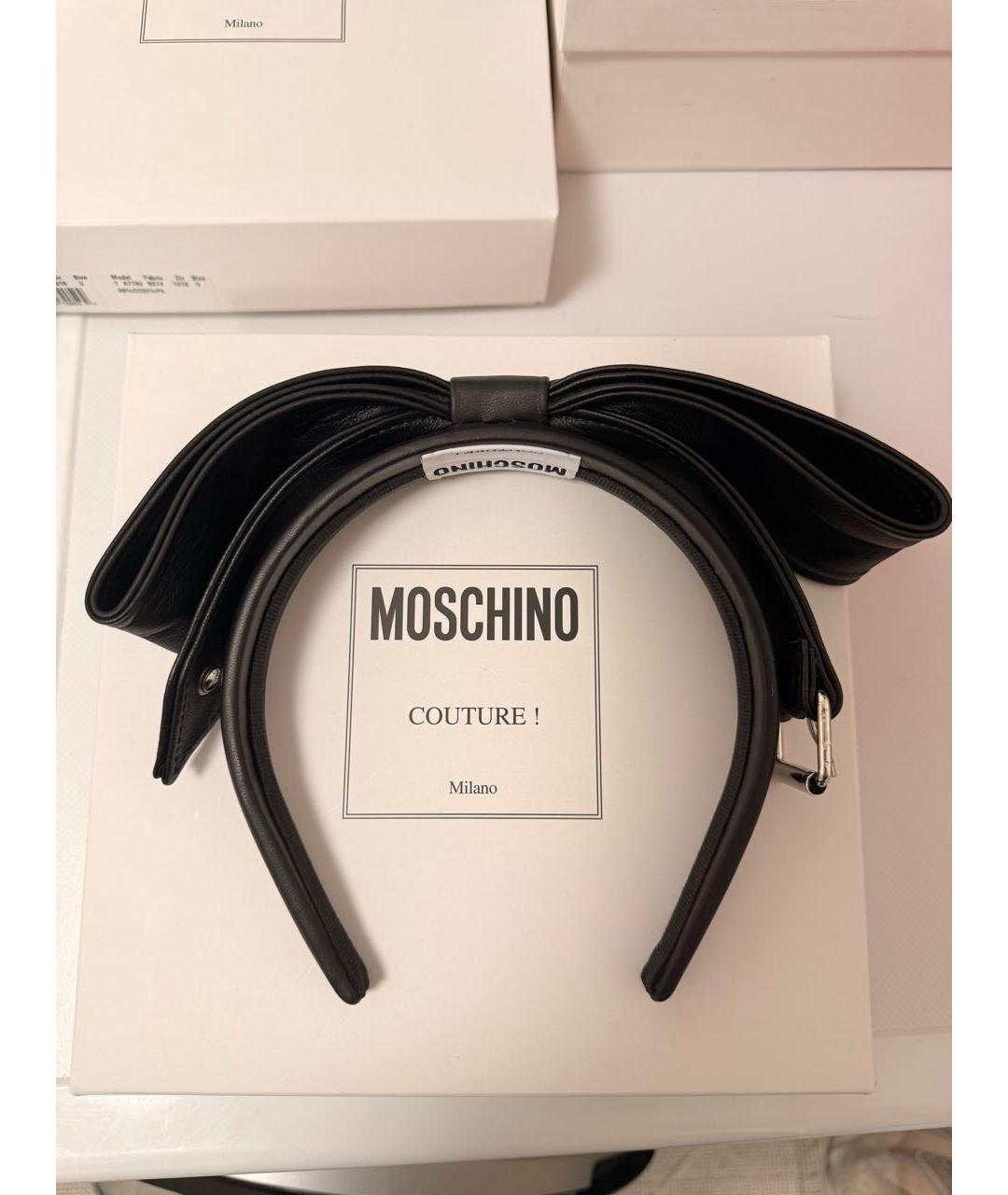 MOSCHINO Черный ободок, фото 6