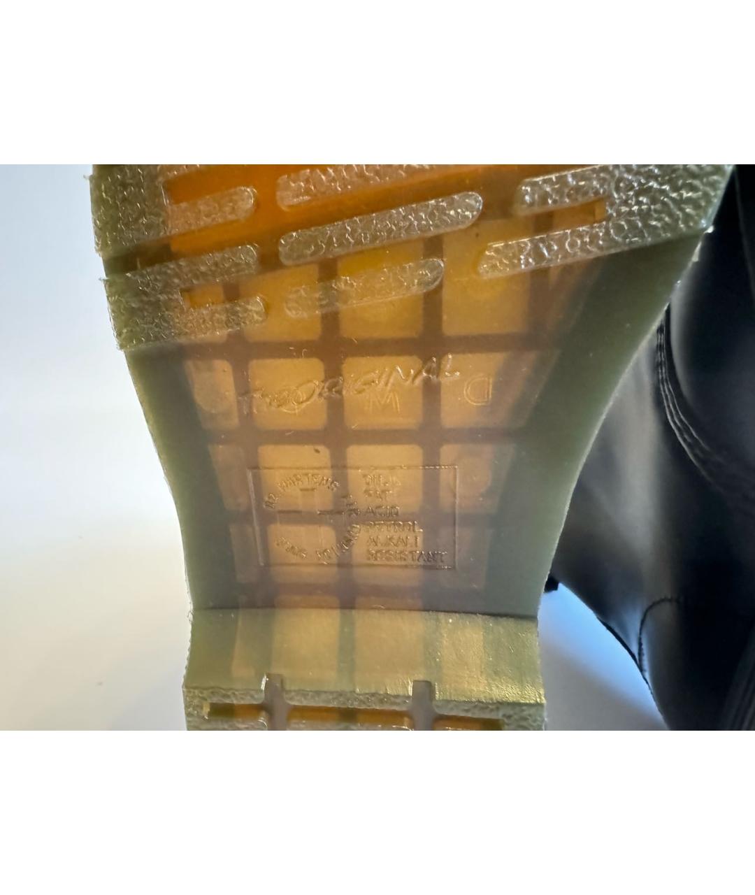 DR. MARTENS Черные кожаные ботинки, фото 5