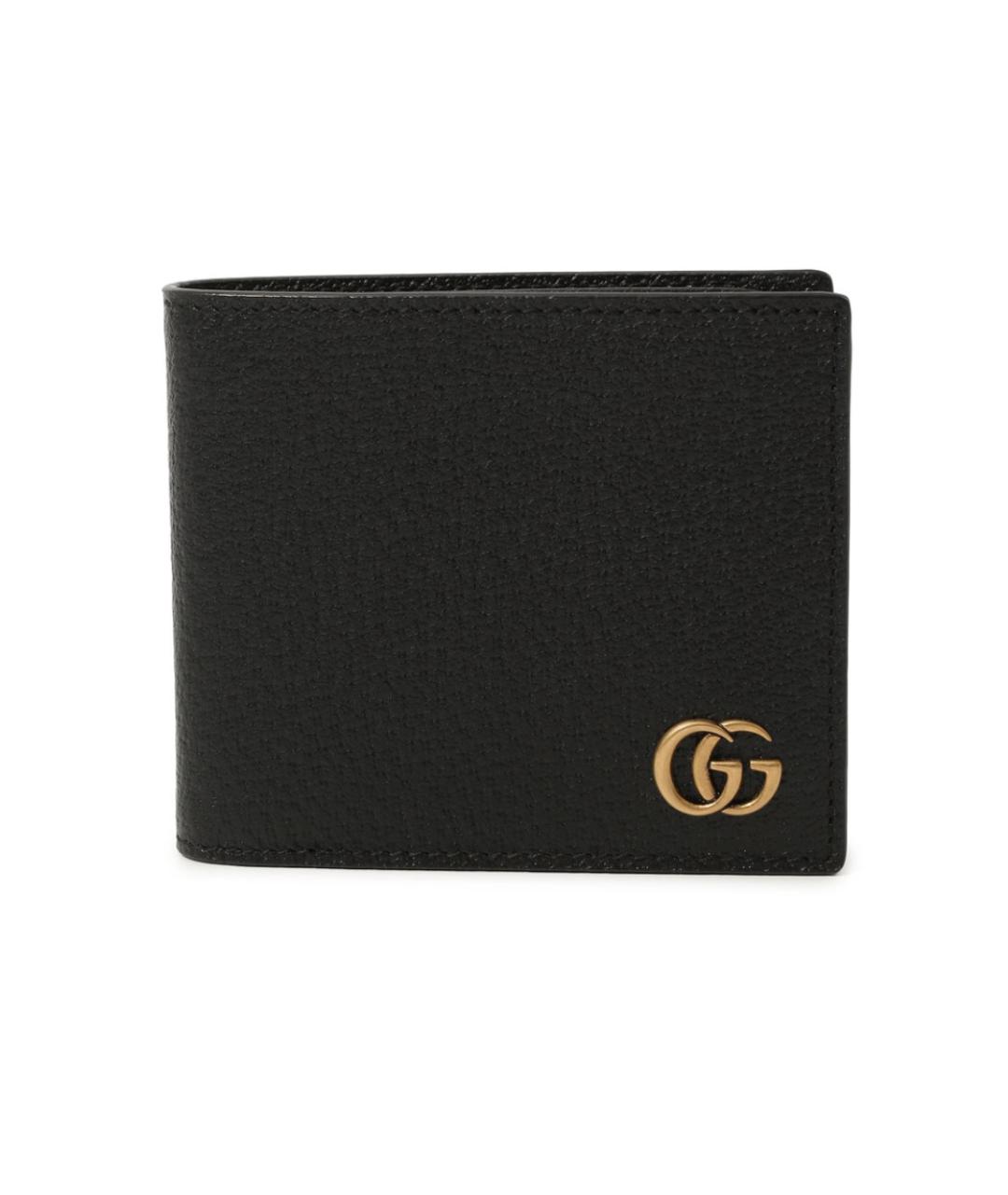 GUCCI Черный кожаный кошелек, фото 1