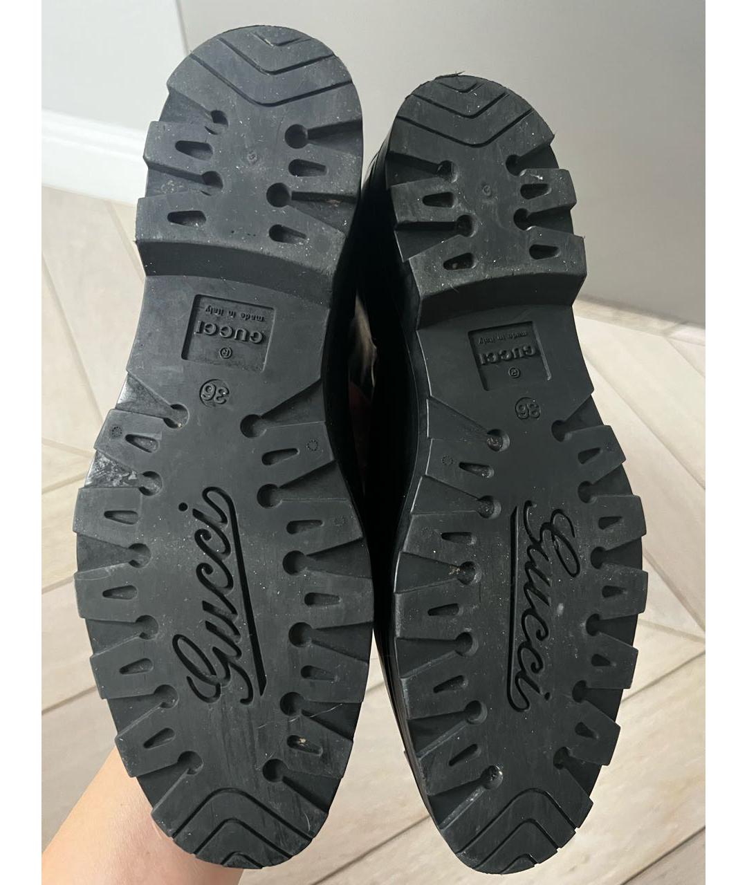 GUCCI Черные резиновые сапоги, фото 7