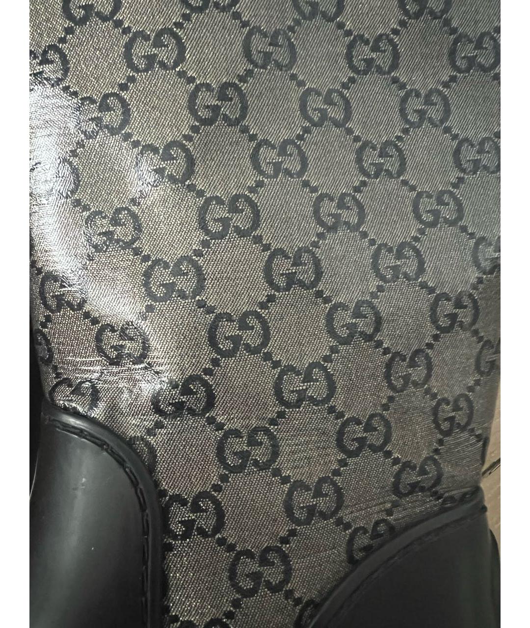 GUCCI Черные резиновые сапоги, фото 8