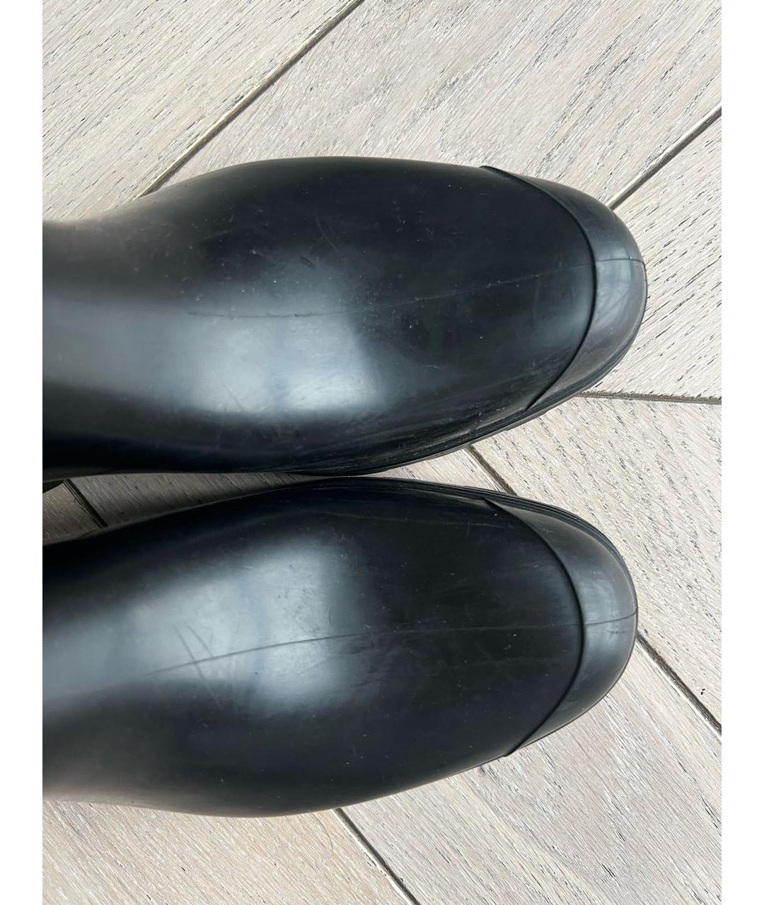 GUCCI Черные резиновые сапоги, фото 3