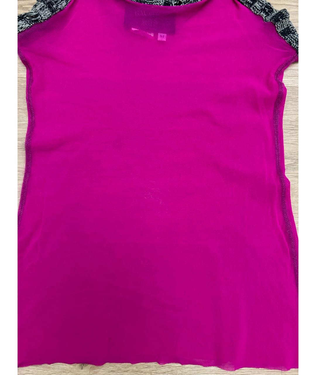 JEAN PAUL GAULTIER Фуксия майка, фото 2