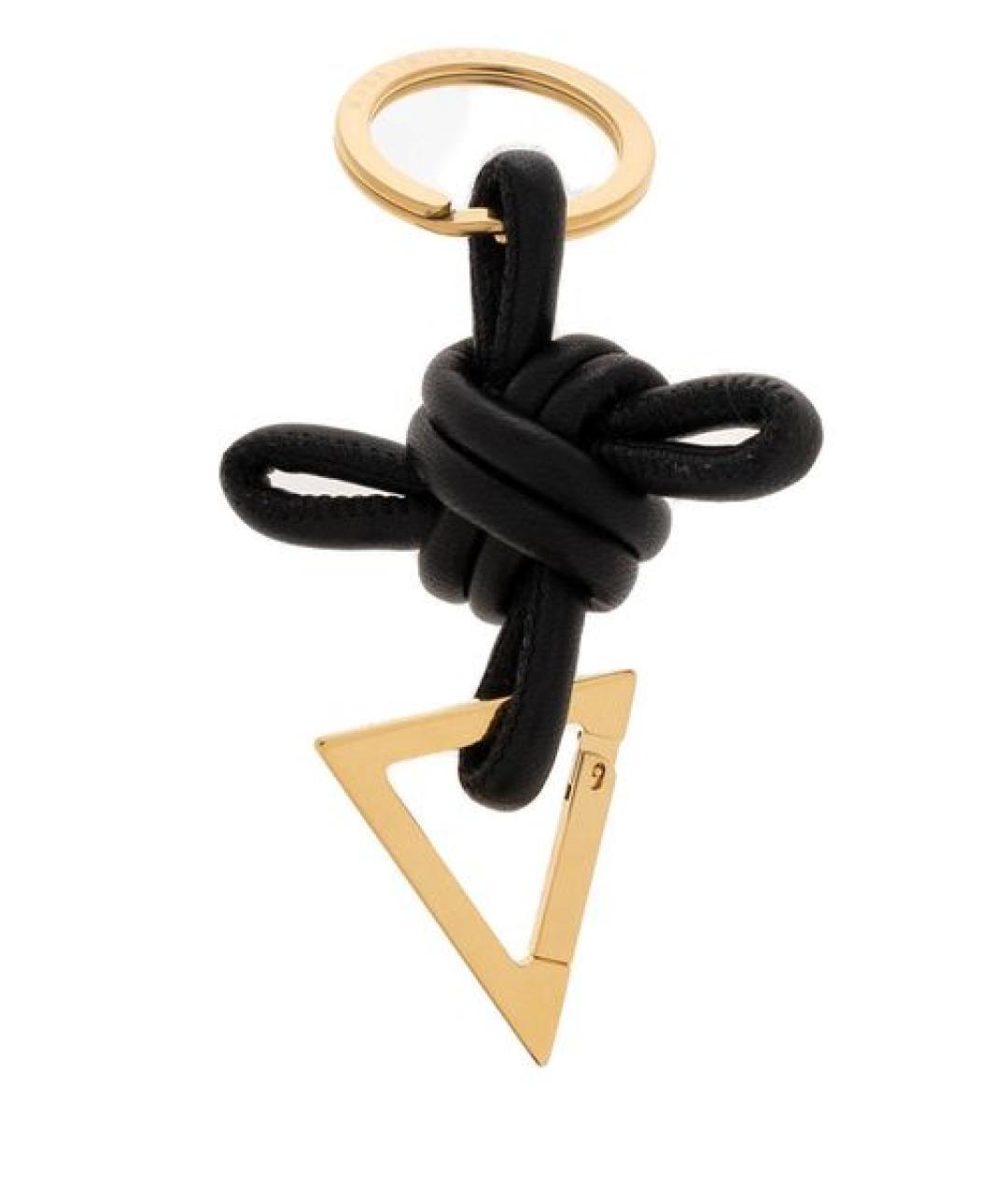 BOTTEGA VENETA Черный брелок, фото 3