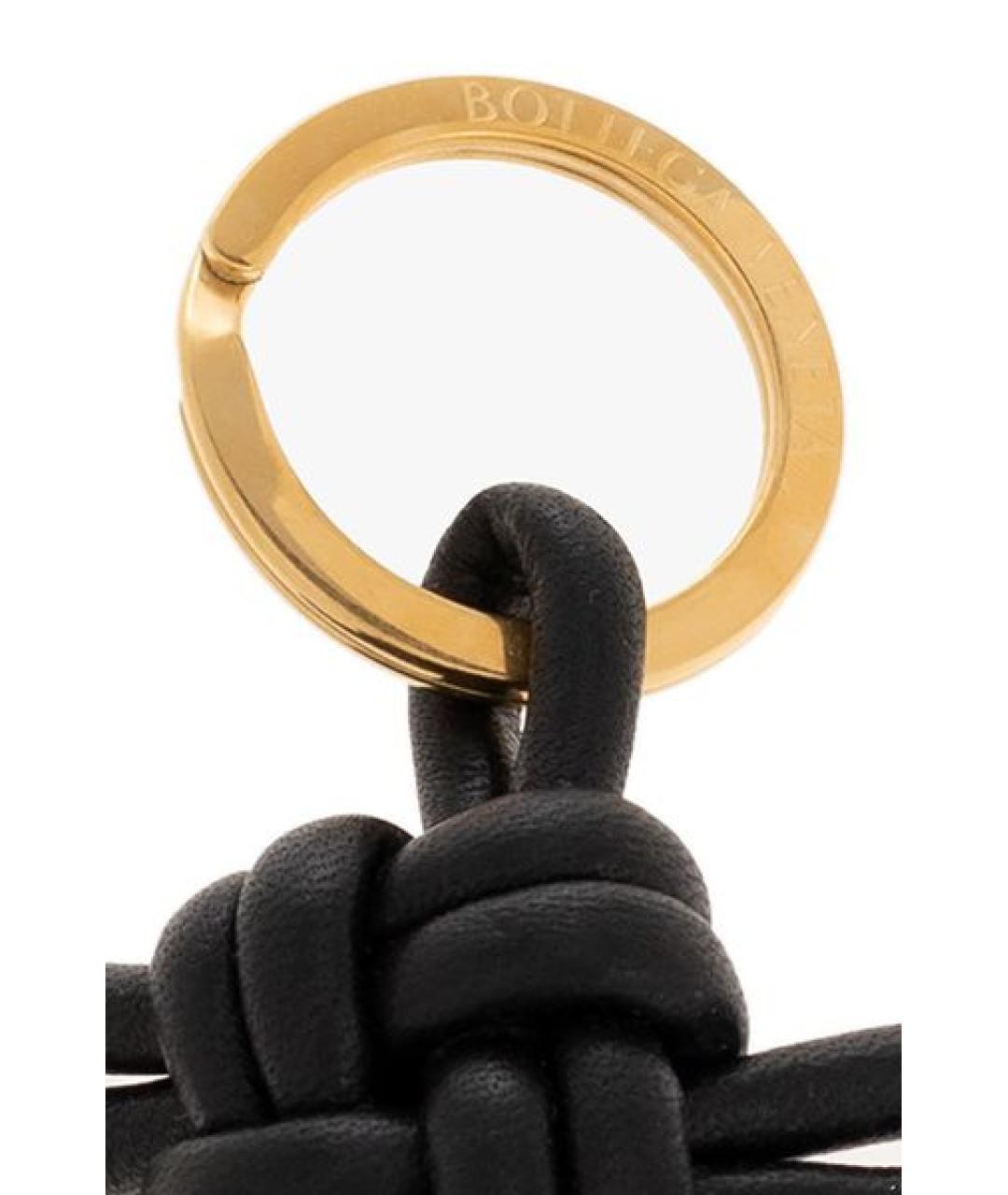 BOTTEGA VENETA Черный брелок, фото 2