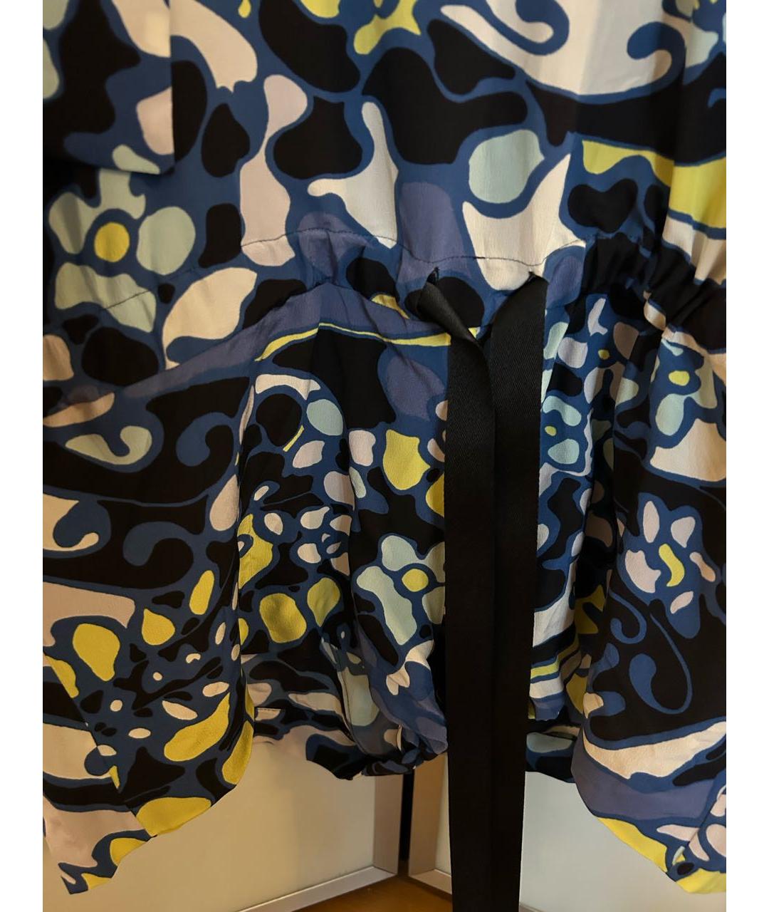 MARNI Синий шелковый комбинезон, фото 4
