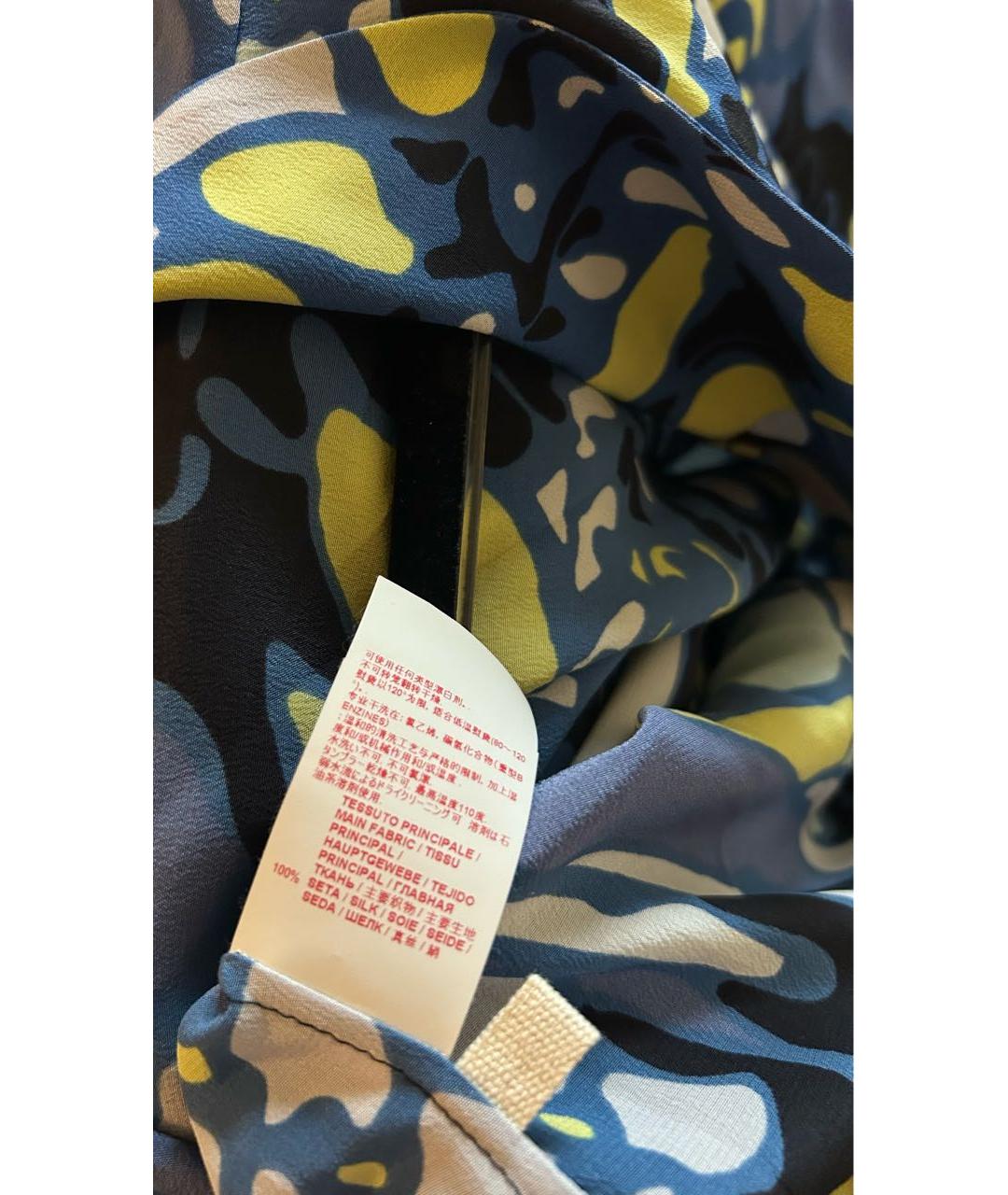 MARNI Синий шелковый комбинезон, фото 6