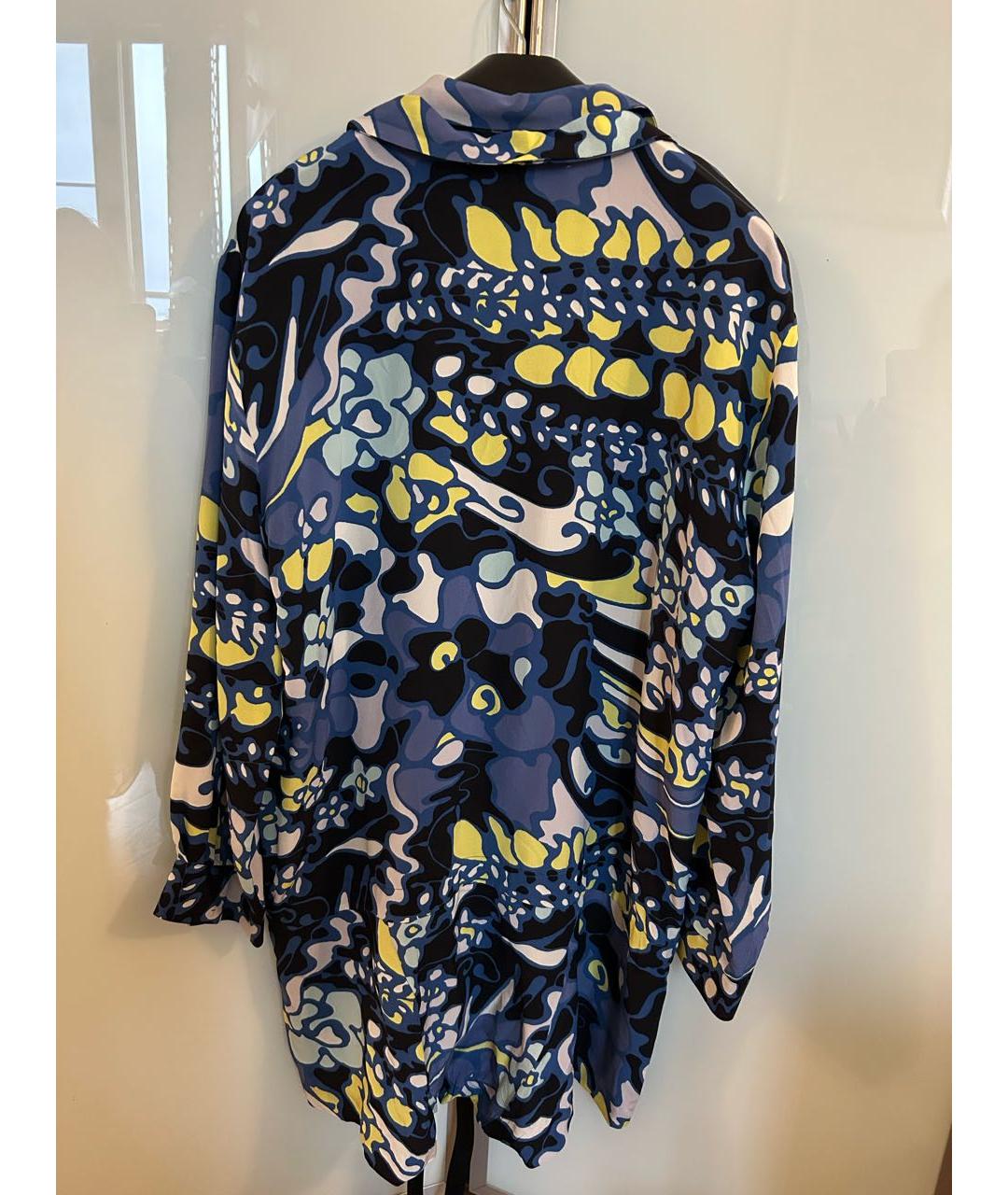 MARNI Синий шелковый комбинезон, фото 2