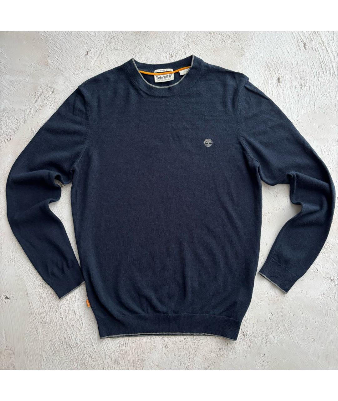 TIMBERLAND Темно-синий шерстяной джемпер / свитер, фото 4