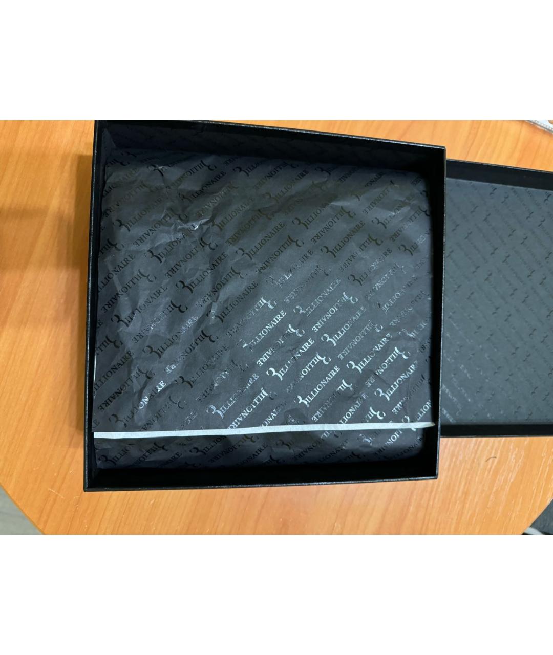 BILLIONAIRE Синий кожаный ремень, фото 5