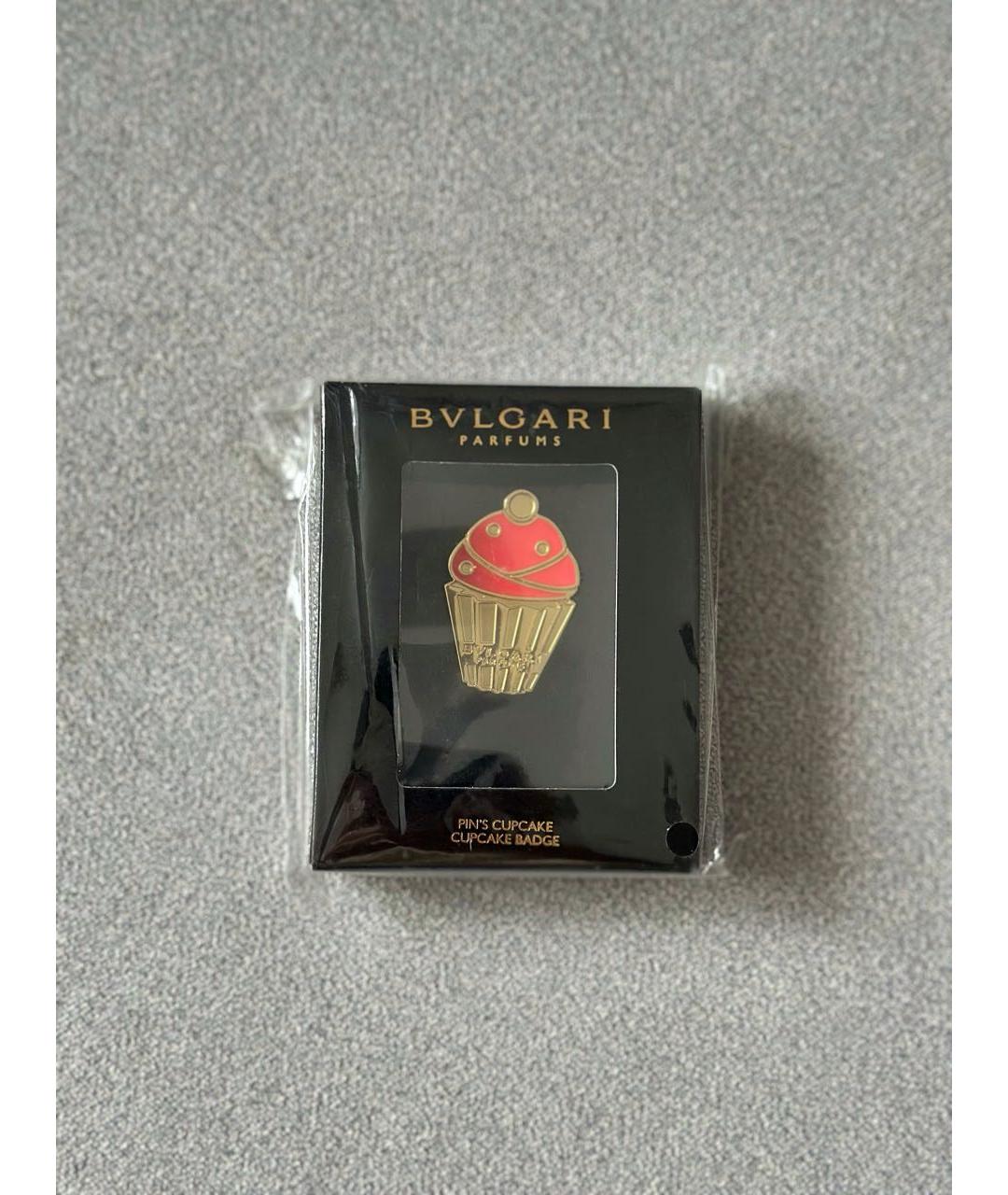 BVLGARI Золотая металлическая булавка / брошь, фото 5