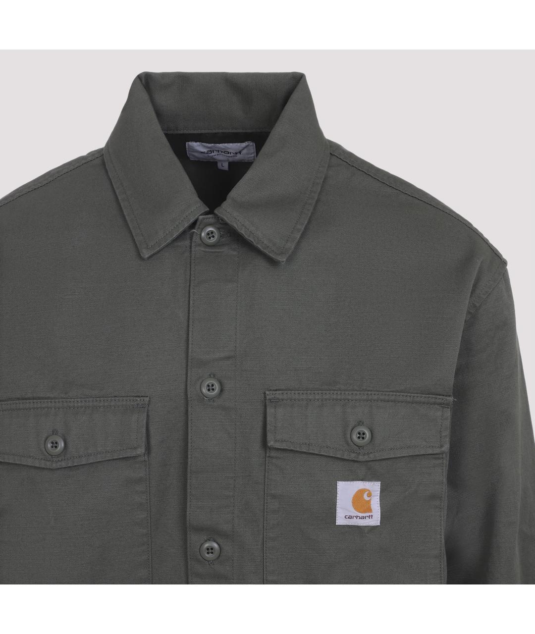 CARHARTT WIP Зеленая хлопковая куртка, фото 3